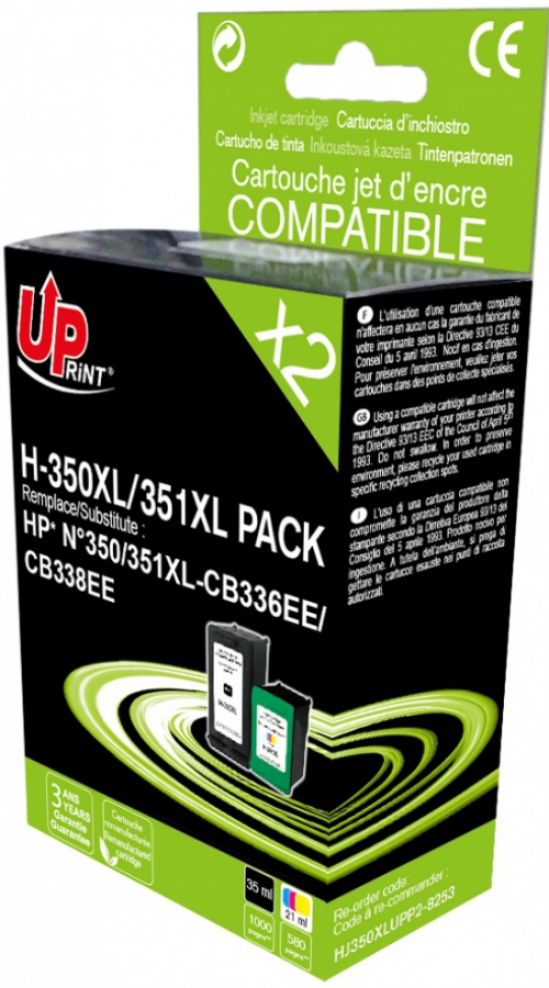 Tintes kārtridžs UPrint HP 350/351XL Multipaka (H-350/351XL-PACK-UP)