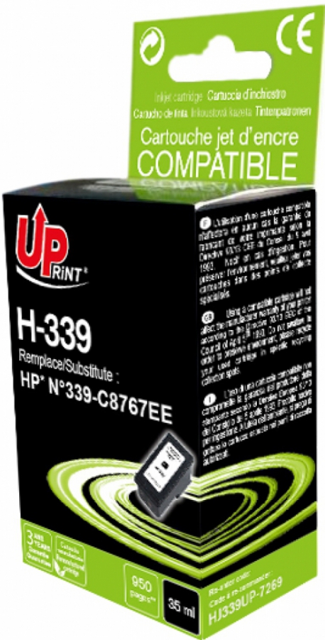 Tintes kārtridžs UPrint HP 339 Black (H-339B-UP)