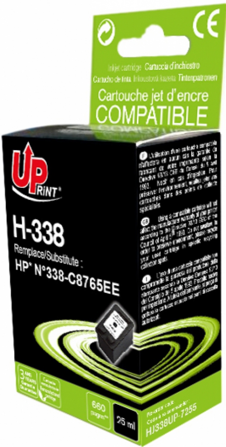 Tintes kārtridžs UPrint HP 338 Black (H-338B-UP)