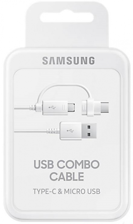 Samsung USB Male - MicroUSB Male / Type C Male White 1.5m (EP-DG930DWEGWW)