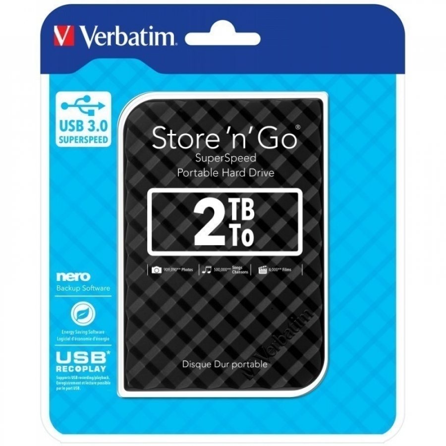 Verbatim Store n Go 2TB Black (53195V)