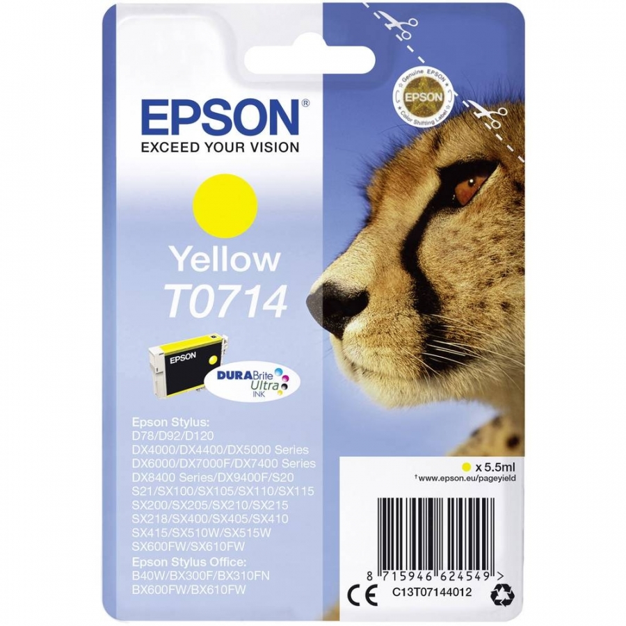 Epson T0714 Yellow (C13T07144012)