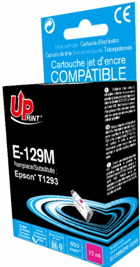 Ink cartridge UPrint Epson T1293M Magenta (E-129M-UP)