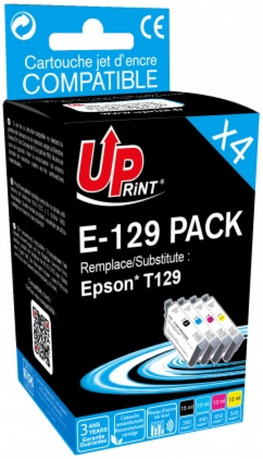 Ink cartridge UPrint Epson T1291-4 Multipack (E-129-PACK-UP)