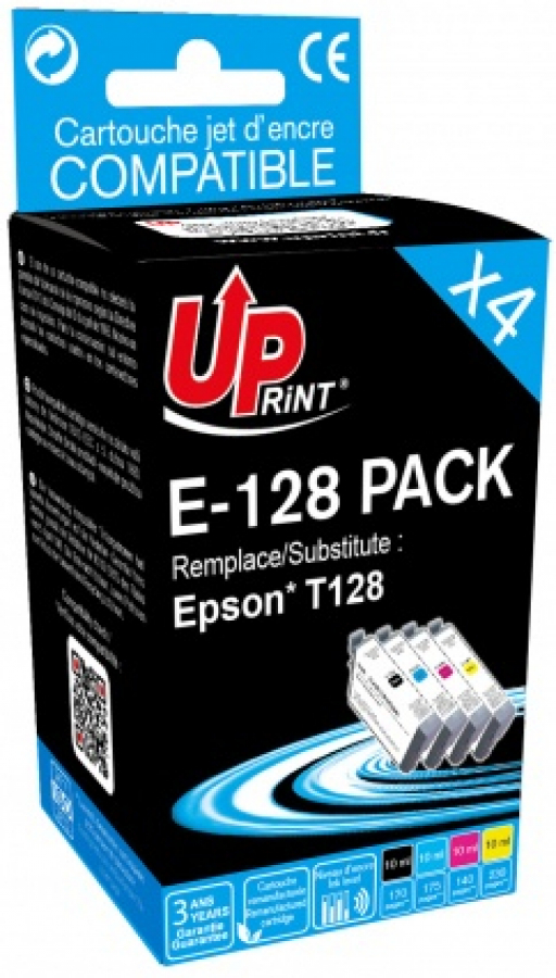 Ink cartridge UPrint Epson T1281-4 Multipack (E-128-PACK-UP)