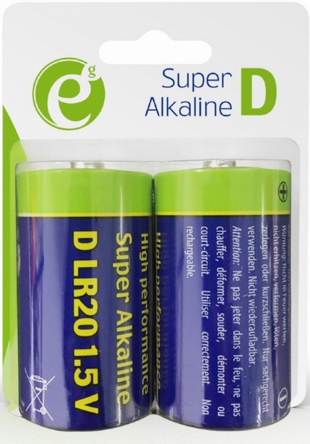 Energenie Alkaline D LR20 2-pack (EG-BA-LR20-01)
