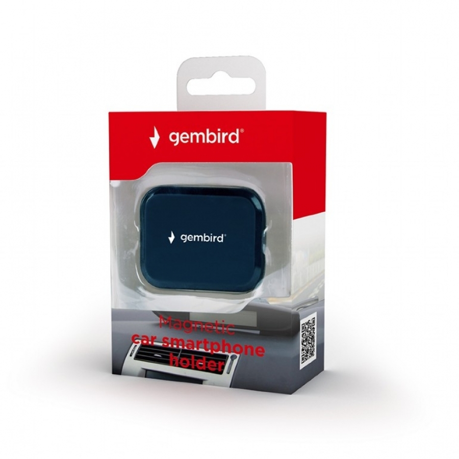Gembird Magnetic car holder Black (TA-CHM-01)