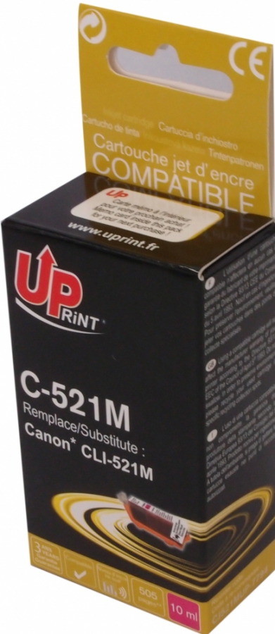 Tintes kārtridžs UPrint Canon CLI-521M Magenta (C-521M-UP)
