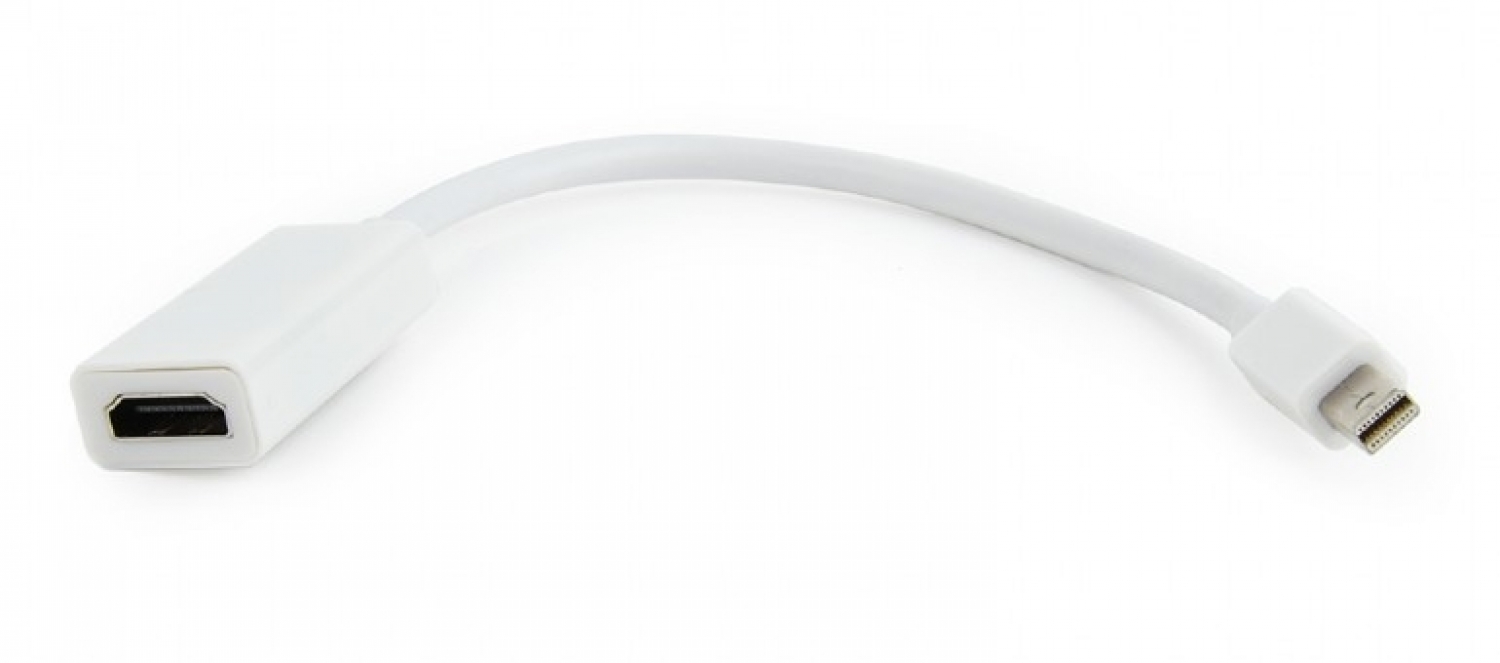 Gembird Mini DisplayPort - HDMI White (A-MDPM-HDMIF-02-W)