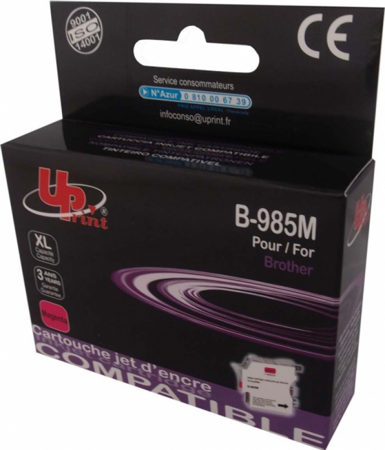 Tintes kārtridžs UPrint Brother LC985M Magenta (B-985M-UP)