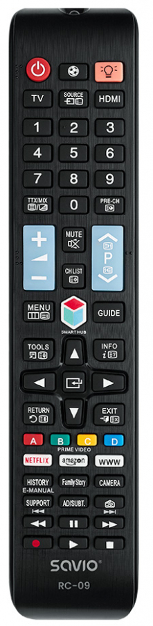 Savio Universal remote controller for Samsung Smart TV RC-09 (RC-09)