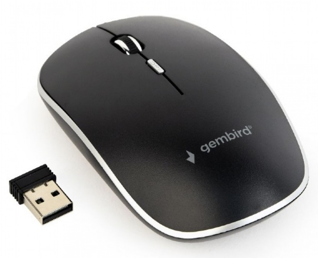 Gembird MUSW-4B-01 Wireless Black (MUSW-4B-01)