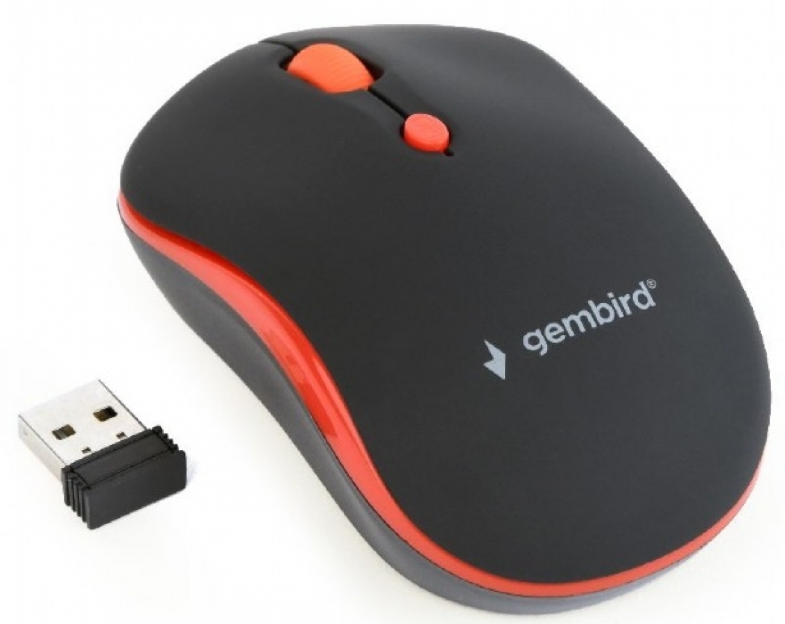 Gembird MUSW-4B-03 Wireless Black/Red (MUSW-4B-03-R)