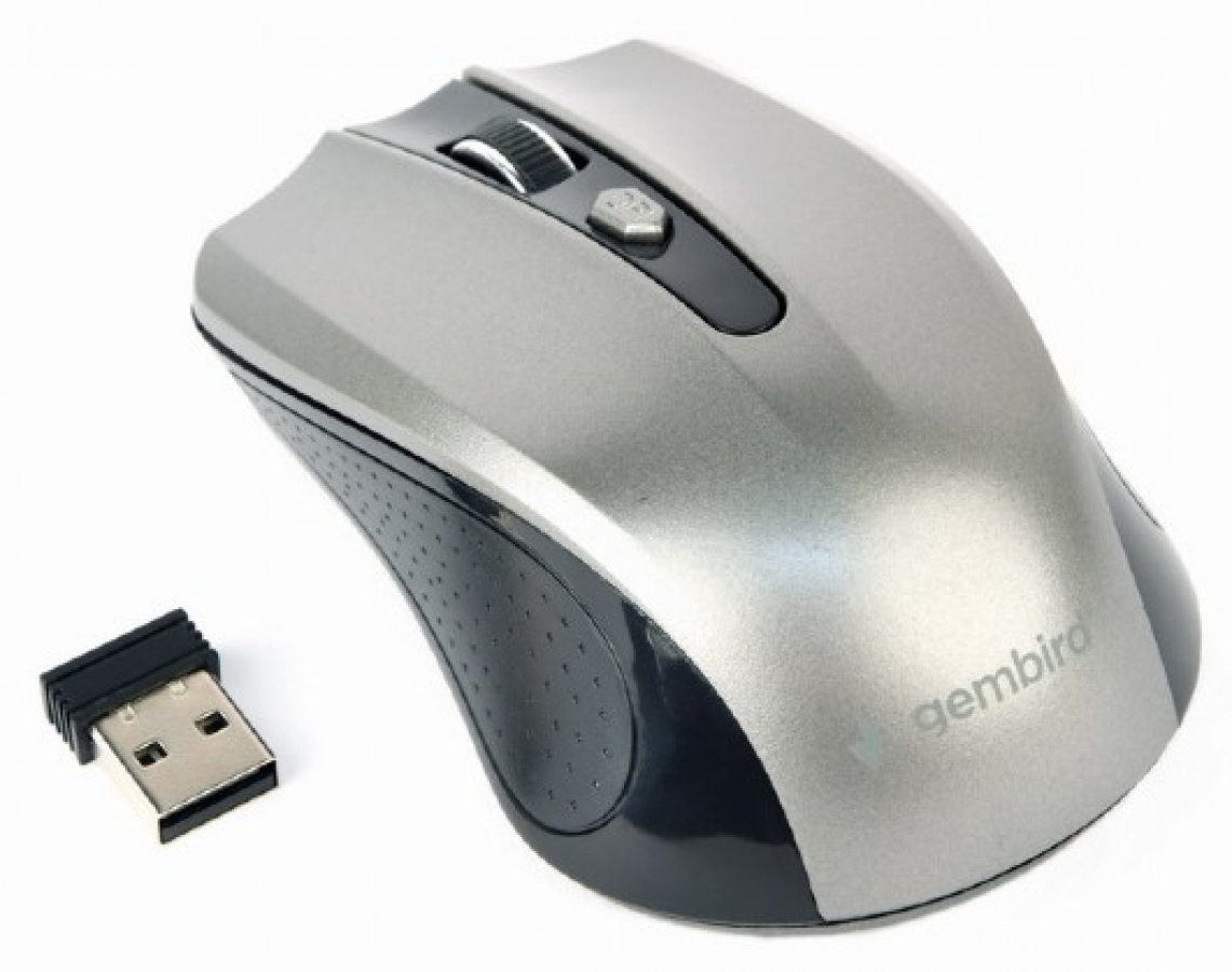 Gembird MUSW-4B-04 Wireless Black/Space Grey (MUSW-4B-04-BG)