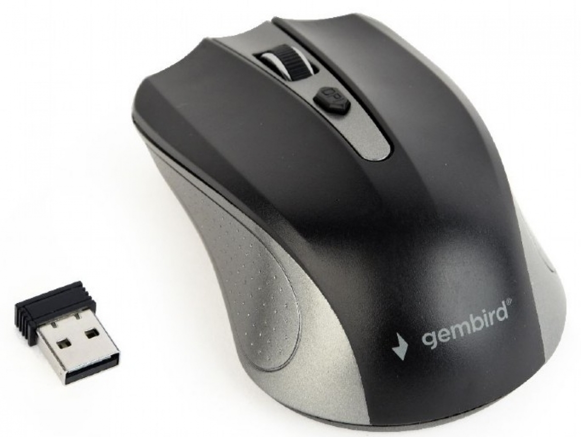 Gembird MUSW-4B-04 Wireless Space Grey/Black (MUSW-4B-04-GB)