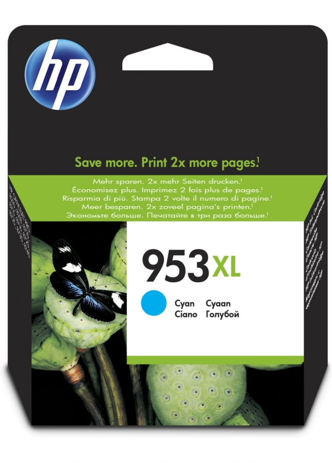 Tintes kārtidžs HP 953 XL Cyan (F6U16AE)