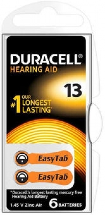 Baterija Duracell Hearing Aid 13 (A13) (4043752153798)