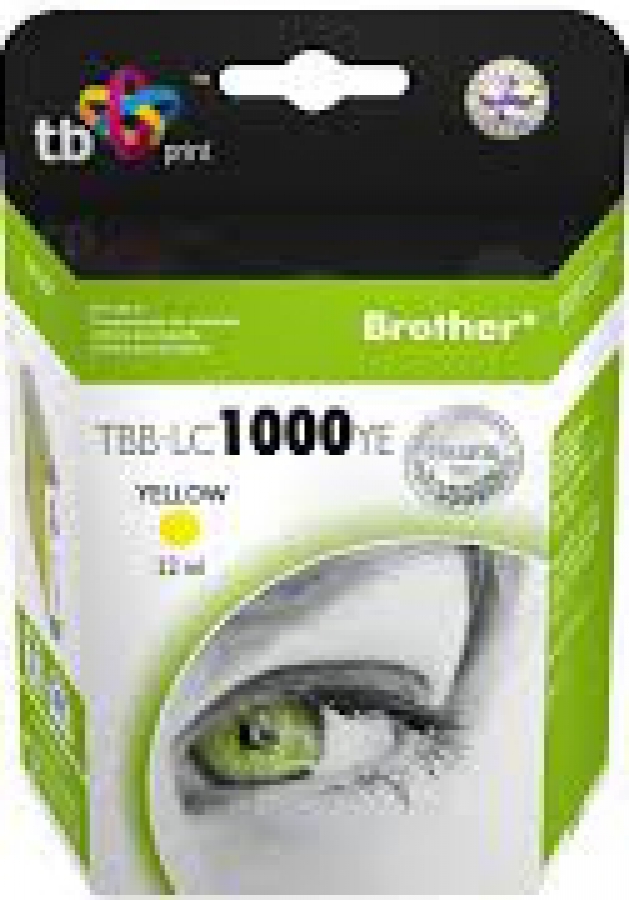 Tintes kārtridžs TB Print Brother LC1000Y Yellow (TBB-LC1000YE)