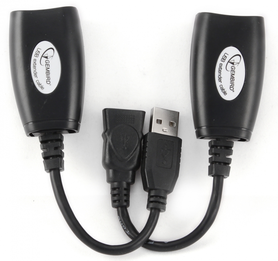 Kabelis Gembird USB Male - USB Female 30m Black (UAE-30M)