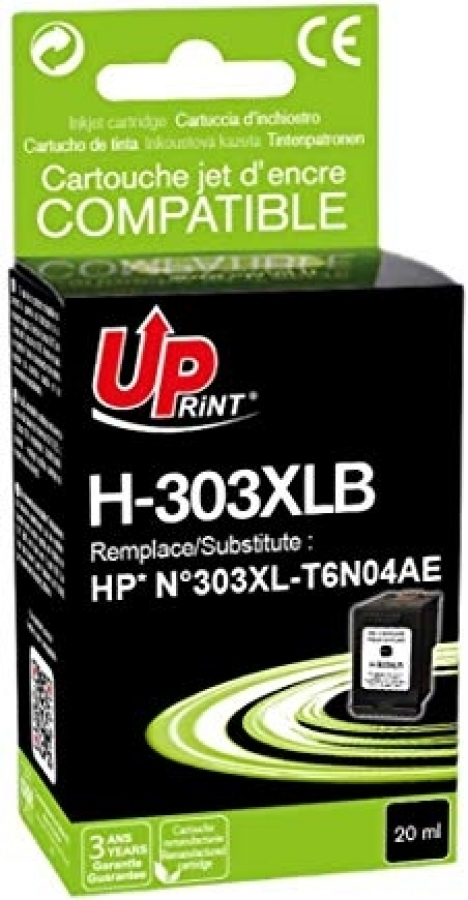 Tintes kārtridžs UPrint HP 303XL Black (H-303XLB-UP)