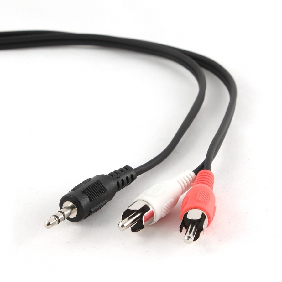 Kabelis Gembird 3.5mm Jack - 2x RCA 1.5m (CCA-458)