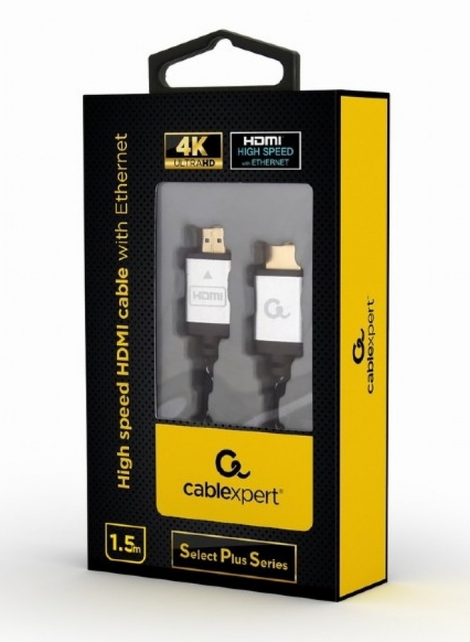 Gembird Select Series Plus HDMI Male - HDMI Male 1m Durable (CCB-HDMIL-1M)