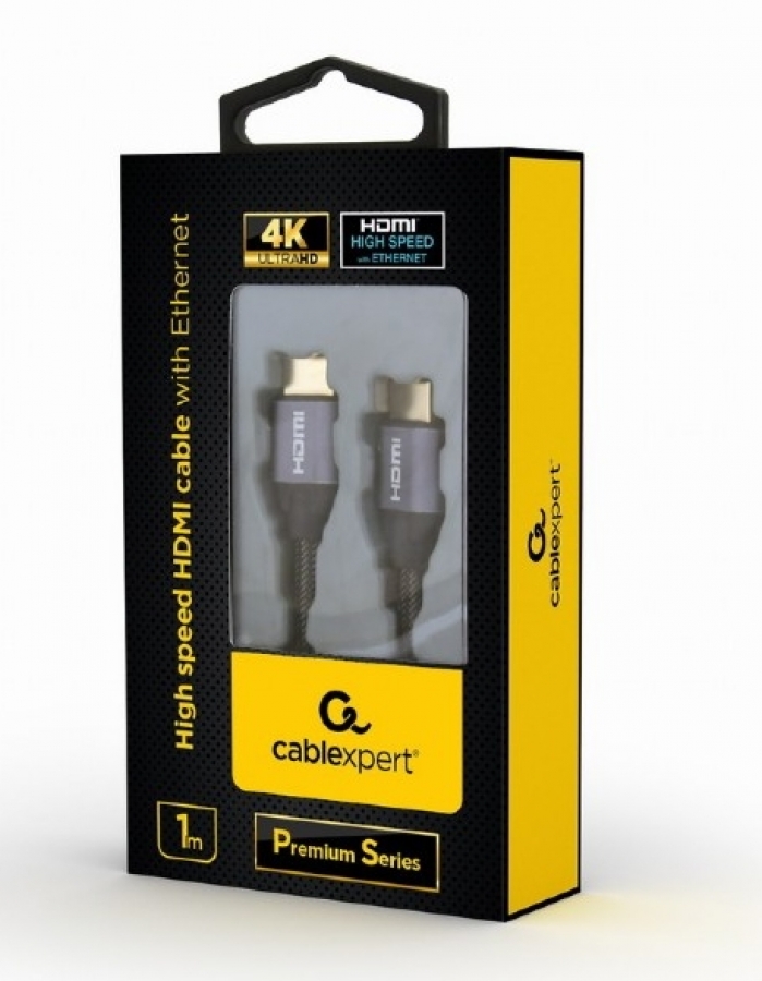 Gembird Premium Series HDMI Male - HDMI Male 1m Stylish Metal (CCBP-HDMI-1M)