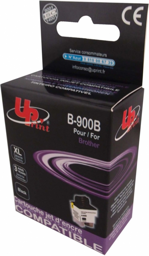 Tintes kārtridžs UPrint Brother LC900B Black (B-900B-UP)