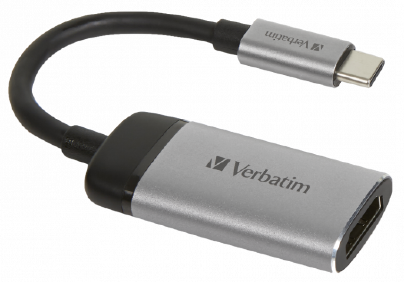 Verbatim USB Type-C Male - HDMI Male 10cm 4K (49143V)