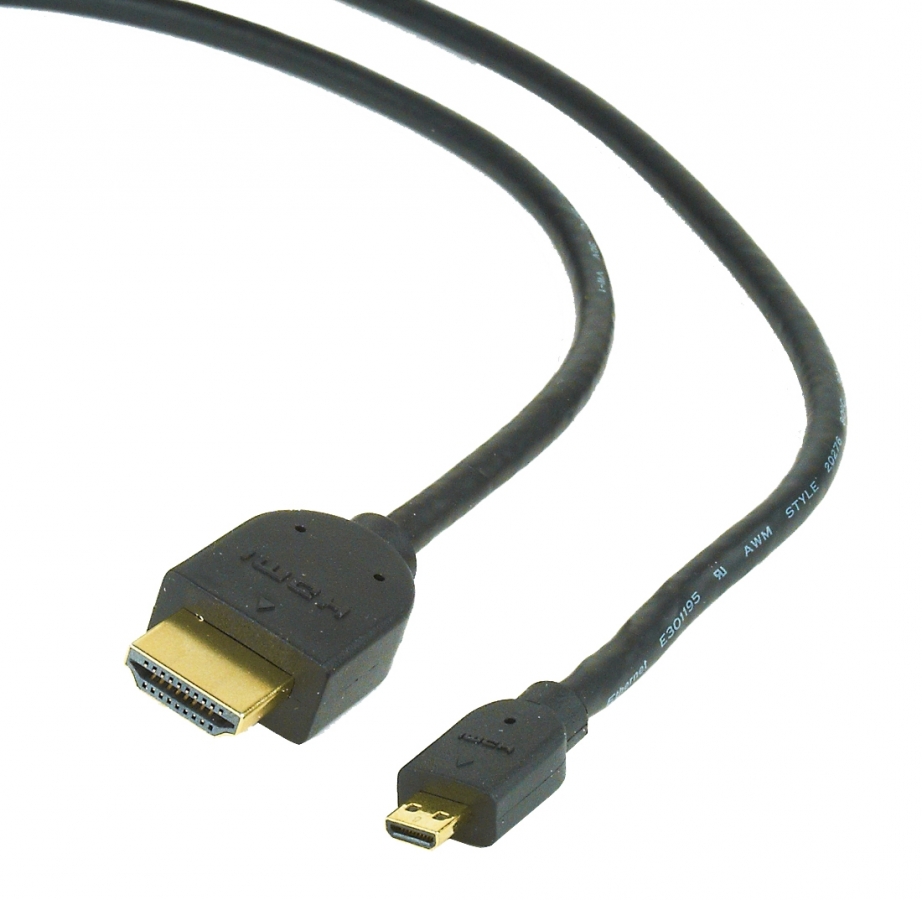 Kabelis Gembird HDMI - microHDMI Gold plated 3m (CC-HDMID-10)