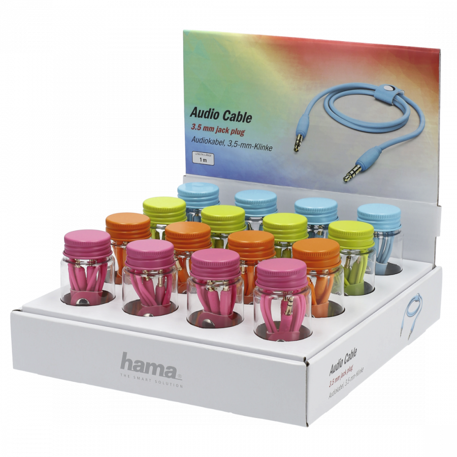 Hama Audio Cable 3.5mm Plug - Plug 1m (56589H)