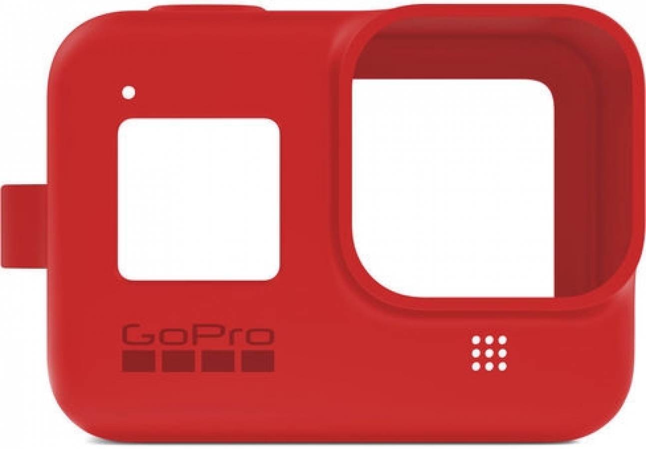 GoPro Sleeve + Lanyard Hero 8 Red (AJSST-008)