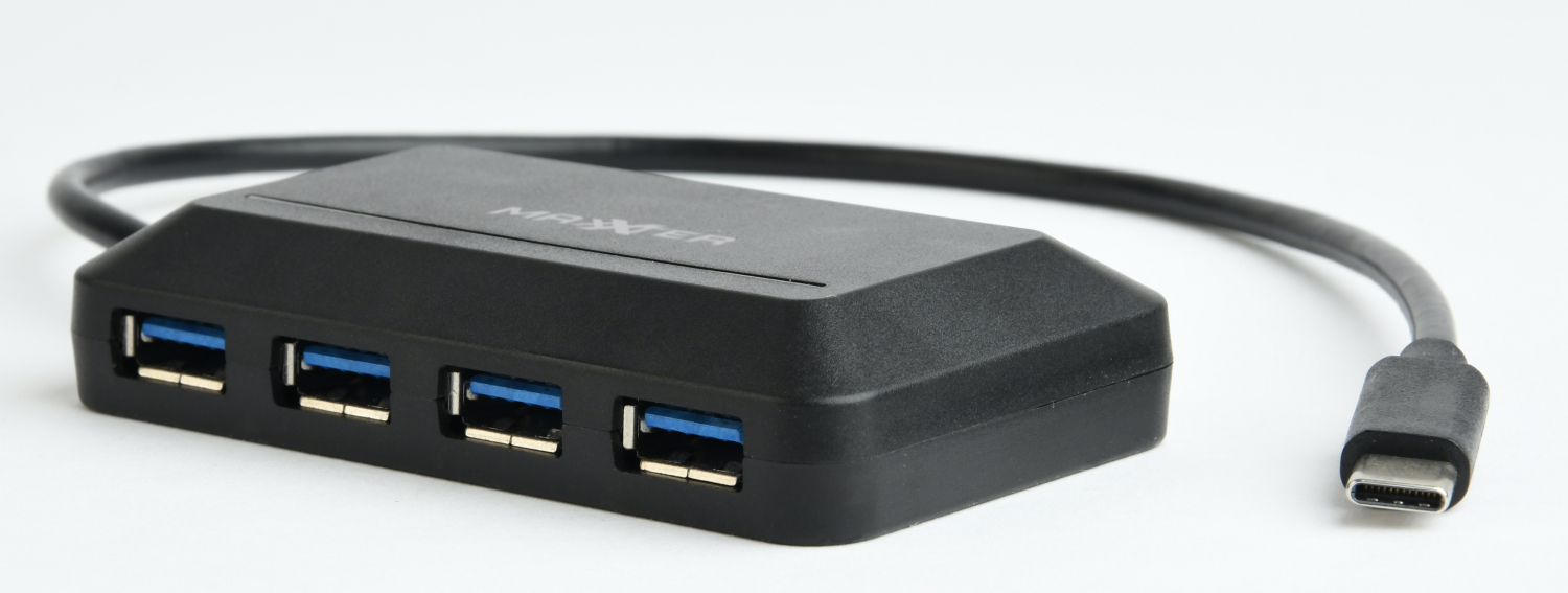 Maxxter 4 port USB 3.1 Type-C Hub (ACT-HUB3C-4P)