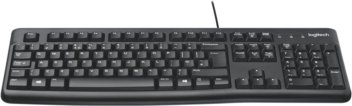 Keyboard Logitech K120 USB LT Black (920-002526)