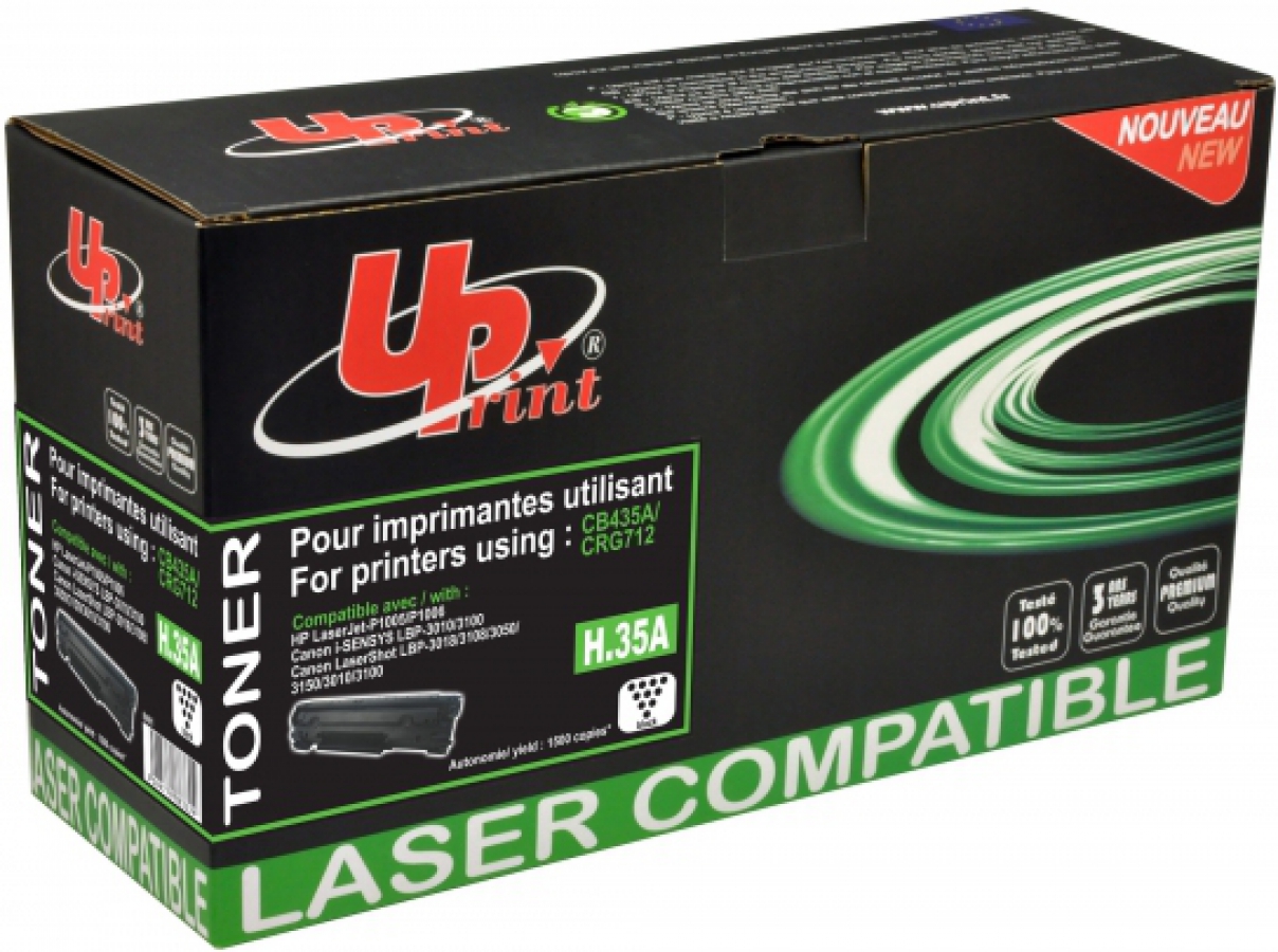 UPrint HP CB435A / Canon EP712 Black (H.35A-UP)