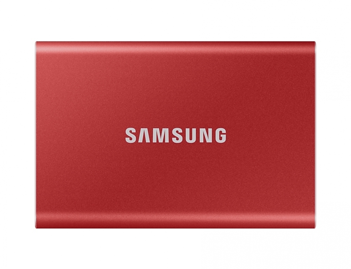 External SSD drive Samsung T7 500GB Red (MU-PC500R/WW)