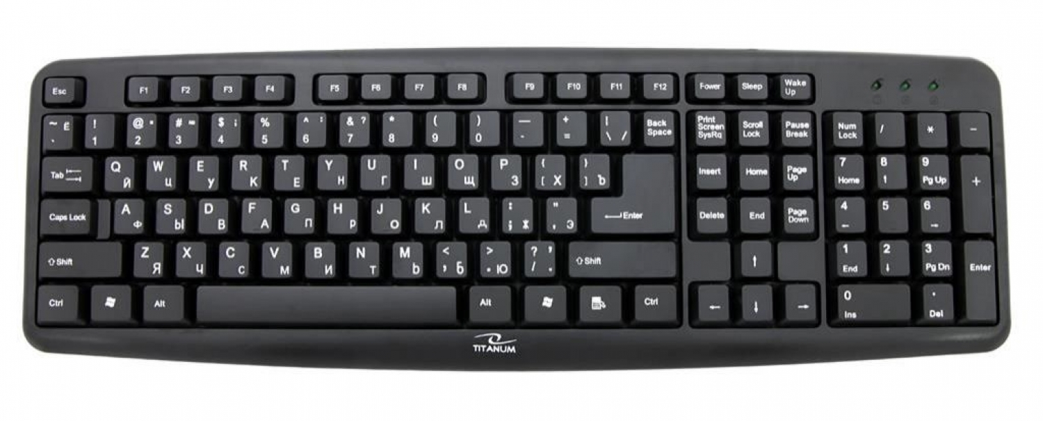 Klaviatūra Titanum TRK101 Black (TKR101)