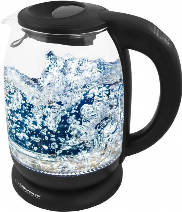Tējkanna Esperanza EKK027 Transparent Black (EKK027)
