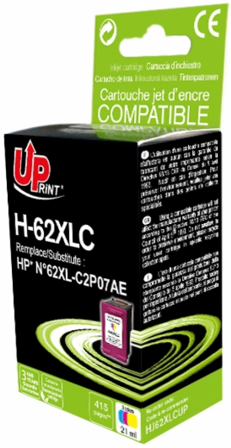 Tintes kārtridžs UPrint HP H-62XLC Colour (H-62XLC-UP)