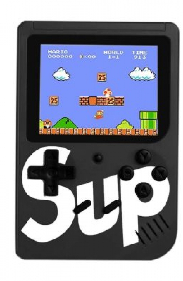 RoGer Retro mini Game Console with 400 Games Black (RO-400-CO-SI-BK)