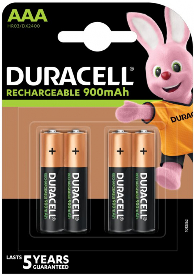 Duracell Turbo AAA Rechargeable 900mAh 4pack (5000394045118)