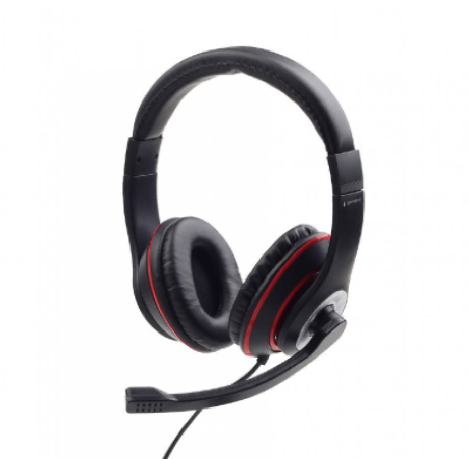 Gembird MHS-03-BKRD Black (MHS-03-BKRD)