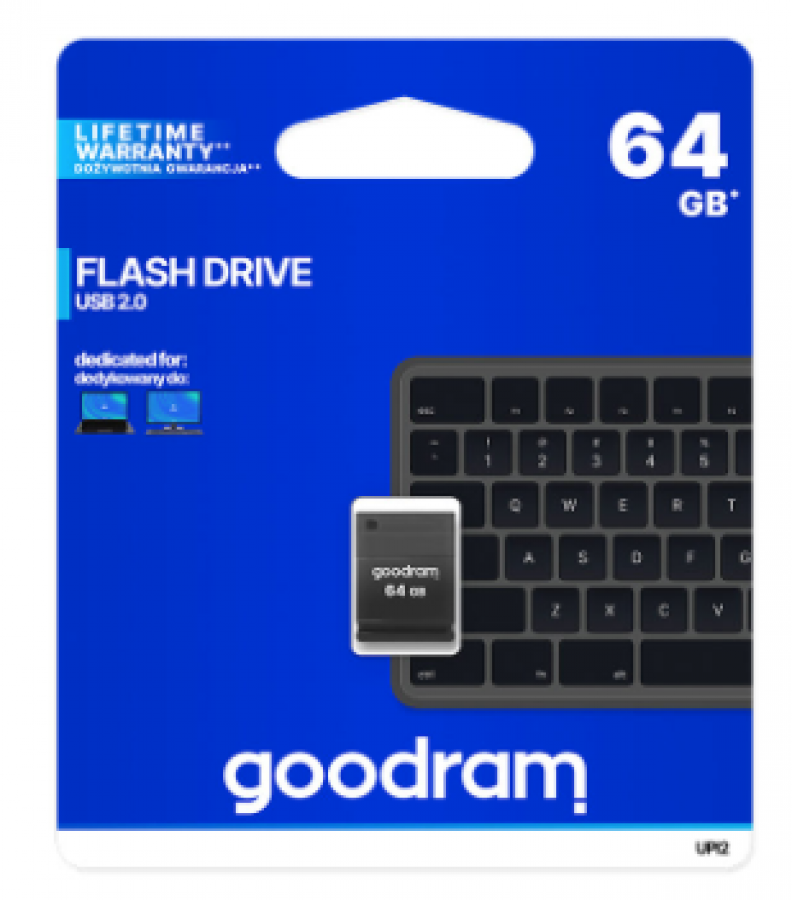 Goodram UPI2 USB 2.0 64GB Black (UPI2-0640K0R11)