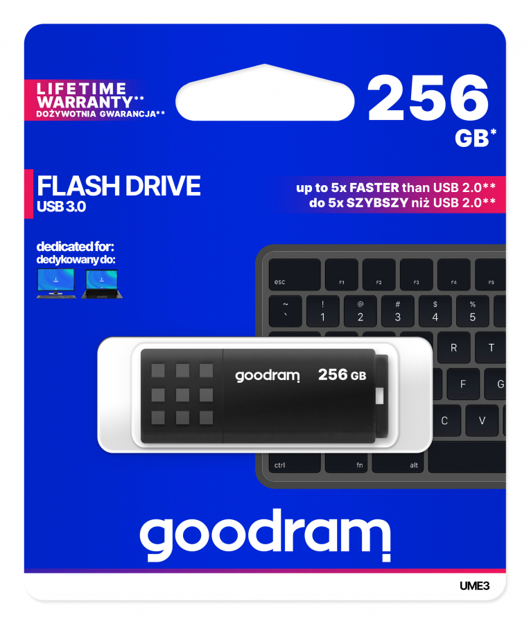 GoodRam 256GB UME3 USB 3.0 (UME3-2560K0R11)