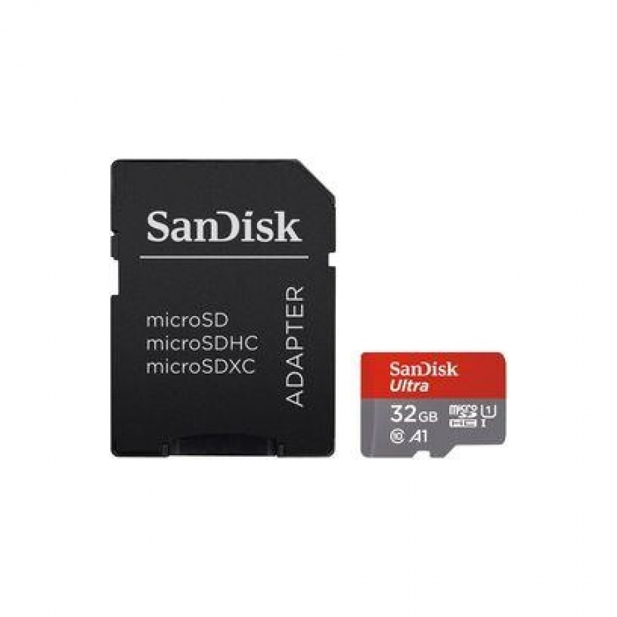SanDisk Ultra 32GB MicroSDHC + Adapter (SDSQUA4-032G-GN6IA)
