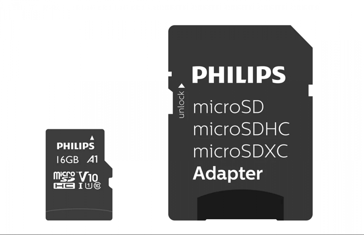 Philips 16GB MicroSDHC + Adapter (FM16MP45B)