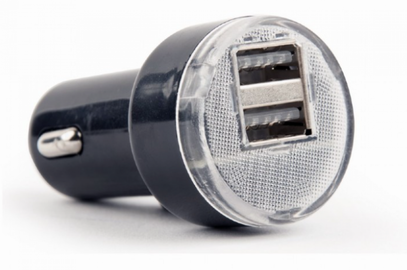 Gembird USB Car charger 2-port Black (EG-U2C2A-CAR-02)