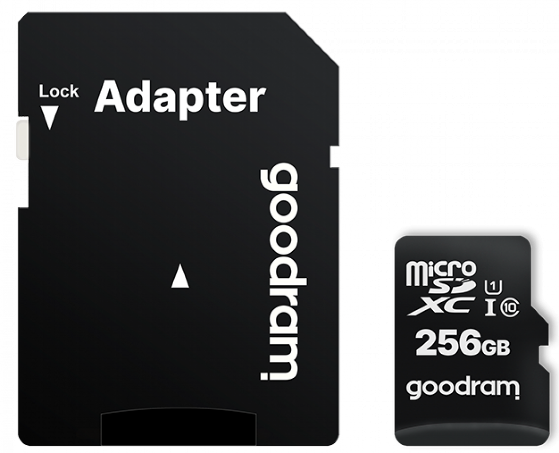 Atmiņas karte Goodram M1AA 256GB MicroSDXC + Adapter (M1AA-2560R12)
