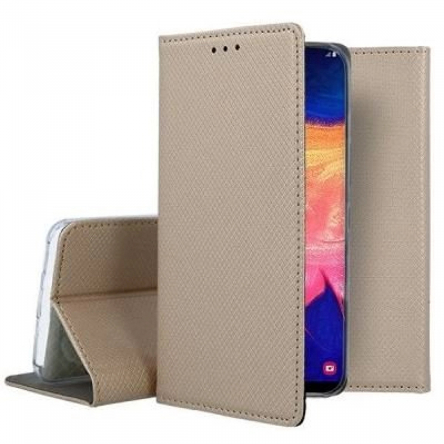 Mocco Smart Magnet Book Case For Samsung Galaxy S21 Plus Gold (MO-MG-SA-S21PL-GO)