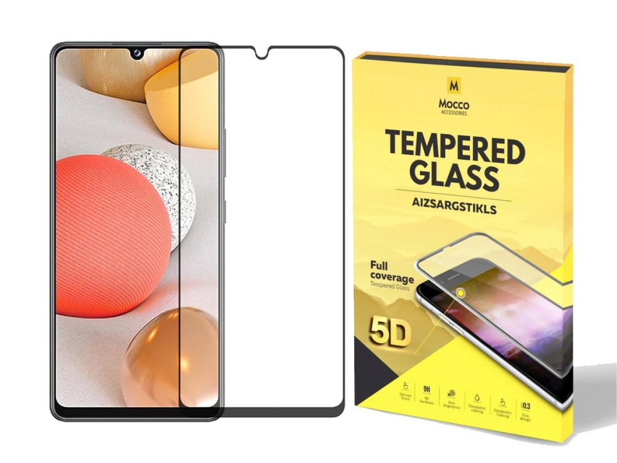 Mocco Full Glue 5D Signature Edition Tempered Glass for Samsung Galaxy A42 5G Black (MO-5D-GP-A42-BK)